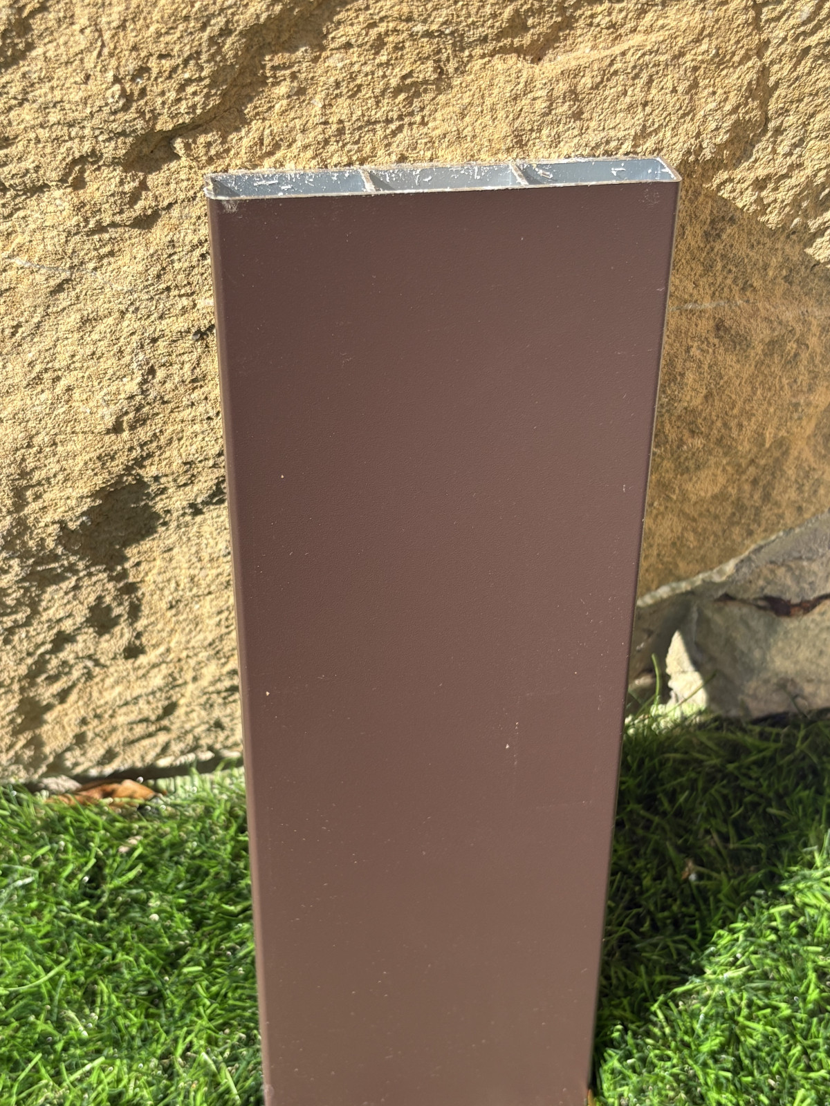 Mediterrán N  standard kerítésléc ALU 100*16*1*5850 mm barna