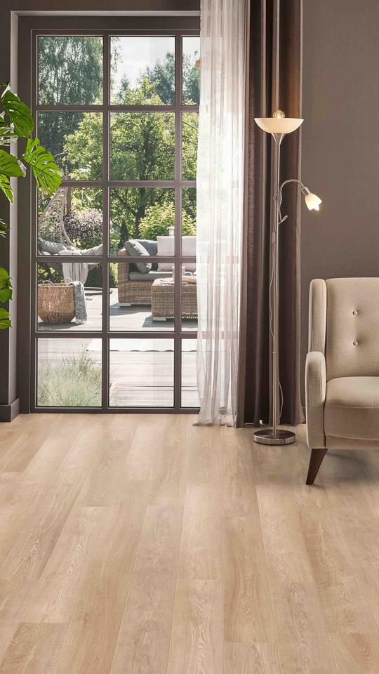 KAINDL FLOORganic XPT supreme NATURAL TOUCH Laminált 8.5 tölgy DAKOTA ERIE 1288 x 191 x 8.5 mm /K2730/