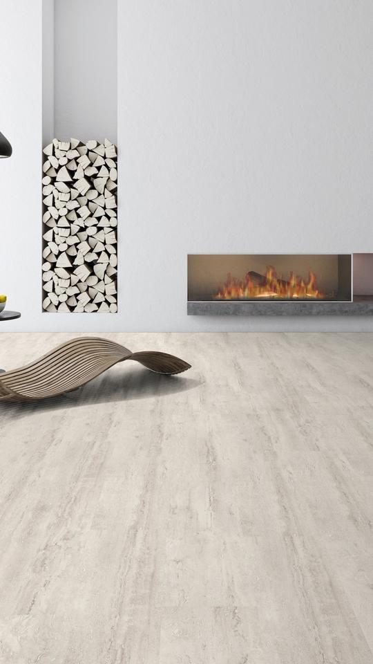 KAINDL FLOORganic XPT supreme EASY TOUCH Laminált 8.5 travertin AREZZO  1383 x 244 x 8.5 mm /O125/
