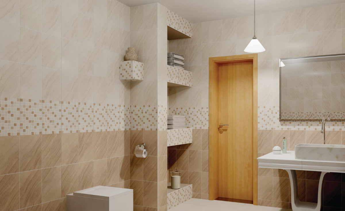 Zalakerámia Fiorello beige fényes falicsempe 20*30 cm /ZBD 31001/