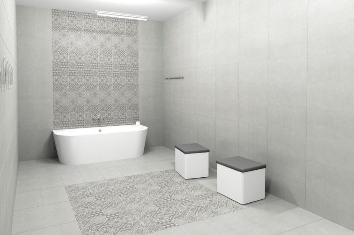 Zalakerámia Cementi szürke matt padlóburkolat 30*30*0,74 cm /ZGDR32607/