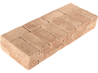 Téglakő lépcsőelem 96x36x15 cm Sárga-Piros