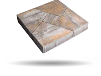 SW Térkő_Mozaikkő 8 cm Barna