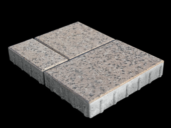 Barabás térkő  Elegante Gránitkő 6 cm, obszidián