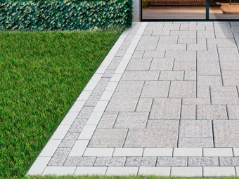 Barabás térkő  Elegante Gránitkő 6 cm, obszidián