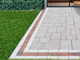 Barabás térkő  Elegante Gránitkő 6 cm, obszidián