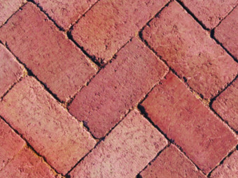 Barabás térkő_Kerti szegély 100x5x20 cm, piros