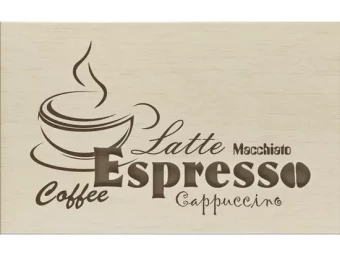 ZALAKERÁMIA_SELMA matt cappuccino dekor 25X40 cm