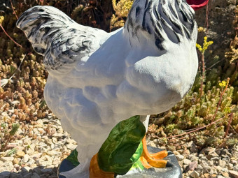 Beton butik_kerti díszek_Tyúk