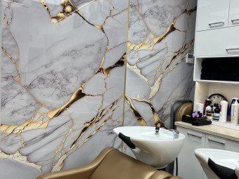 Mediterrán M_PVC falpanel Gold Dream 2800*1220*2,8 mm 
