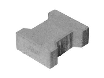 Leier Solido 8 cm térkő, szürke