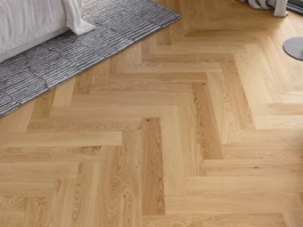 Melegburkolat_Barlinek olajozott szalagparketta Bright Tölgy Halszálkás (110) 660*110*14 mm