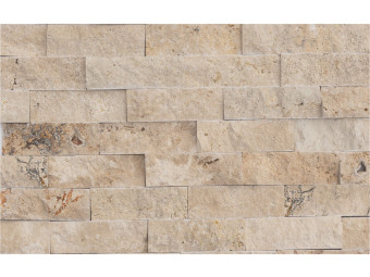 Természetes kőburkolatok_Travertin Rusztikus 5 x 15 x 2-2,5 cm roppantott szabályos
