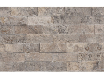 Természetes kőburkolatok_Travertin Silver 5 x 15 x 2-2,5 cm roppantott szabályos