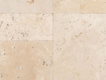 Természetes kőburkolatok_Travertin Rusztik Mix Romai tömítetlen, matt-csiszolt 1,2 cm szabályos