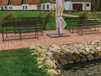Barabás térkő Téglakő 5 cm, sárga-piros