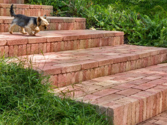 Barabás térkő Téglakő 5 cm, sárga-piros