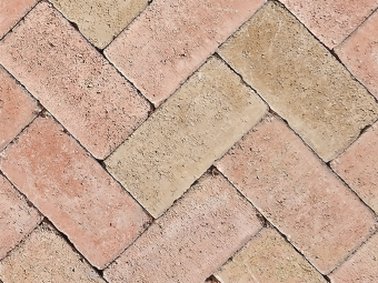 Barabás térkő Téglakő 5 cm, sárga-piros