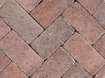 Barabás térkő Téglakő 6 cm, vörös-barna