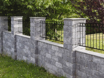 Barabás térkő Antikolt blokkelem 40x20x15 cm, grafit