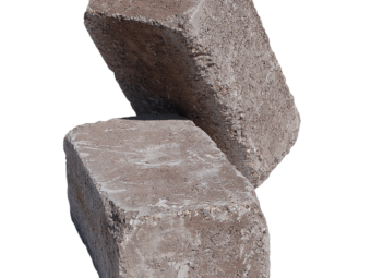 Barabás térkő Antikolt blokkelem 40x20x15 cm, barna
