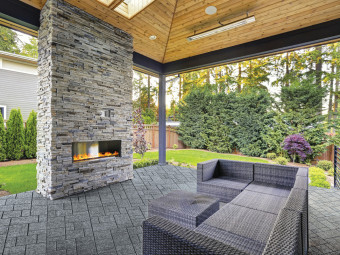 Barabás térkő  Elegante Gránitkő 6 cm, obszidián