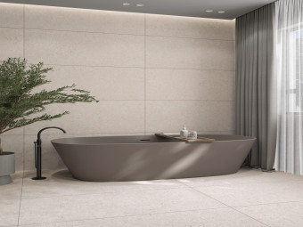 Arena_Terazzo Beige RET matt padlólap 60x120x1 cm