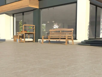 Kai_Fillite Outdoor Beige matt padlólap 30x60x0,85 cm