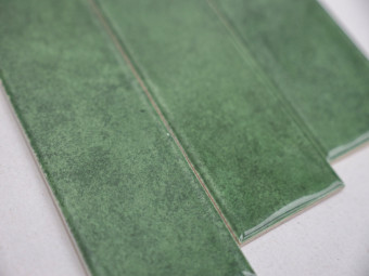 Golden Tile_Lugano Green fényes falicsempe 7,5 x 30 x 0,6 cm /LA4011/