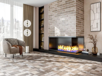 Golden Tile_Seven Tones Tobaco klinker falburkolat 25 x 6 x 0,6 cm /343010/