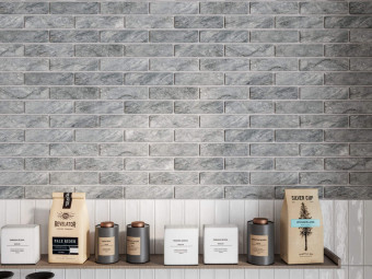 Golden Tile_London Antracite klinker falburkolat 25 x 6 x 0,6 cm /30U010/