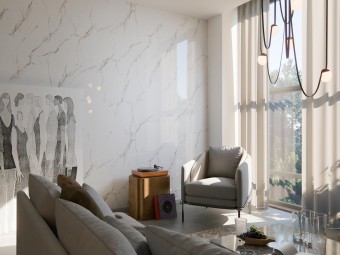 Modee_Pietra Santa White fényes SPC falpanel /WMS538G/ 1175*2800*4 mm