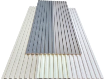 Mediterrán R_ Bambusz-PVC falpanel MonoCalma Soft White  280*15*1,5 cm