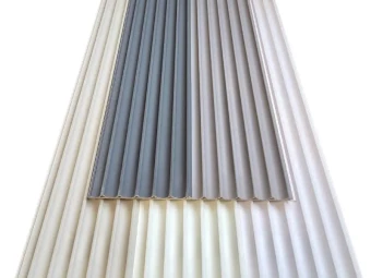 Mediterrán R_ Bambusz-PVC falpanel MonoRima Dark Grey 280*15*1,5 cm