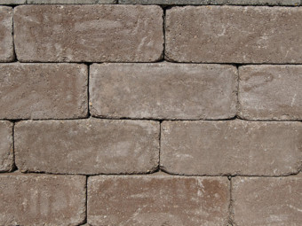 Barabás térkő Antikolt blokkelem 40x20x15 cm, barna