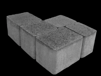 Barabás térkő Villány kombi 6 cm, antracit