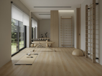 Melegburkolat_Barlinek SPC Almond Oak 1243*198*5,5 mm /DP3000008/