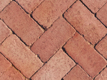 KERÍTÉS LÁBAZAT 5 CM-ES TÉGLAKŐBŐL PIROS 192x50x24 cm