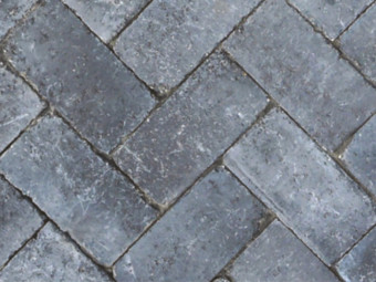 KERÍTÉS LÁBAZAT 5 CM-ES TÉGLAKŐBŐL GRAFIT 162x50x24 cm