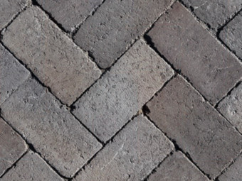KERÍTÉS LÁBAZAT 5 CM-ES TÉGLAKŐBŐL ANTRACIT-BARNA 186x50x24 cm