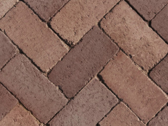 KERÍTÉS LÁBAZAT 8 CM-ES TÉGLAKŐBŐL FAHÉJ 132x53x24 cm