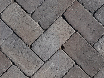 KERÍTÉS LÁBAZAT 8 CM-ES TÉGLAKŐBŐL ANTRACIT-BARNA 180x53x24 cm