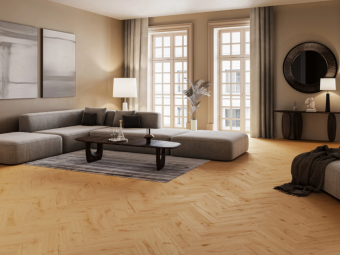 Melegburkolat_Barlinek SPC Ginger Oak halszálkás 639,5*127,9*6mm