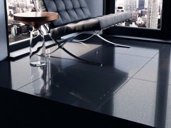 Cerrad Cambia Black 59,7x59,7 cm padlólap