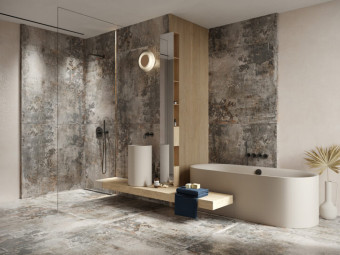 Cerrad_ Emite/Endless Time Rust Silky Cristal Ret  Lappato 59,7*119,7*0,8 cm