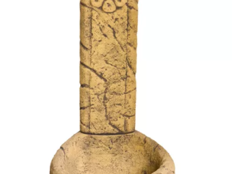 FabroStone_Virágos kerti kút - mediterrán antik 117*60*62