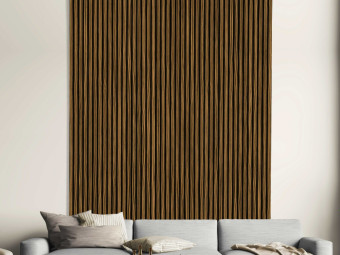 Mediterrán FN_ fóliás akusztikus falpanel Zebrano 267*57,25*1,9 cm /FOKI032/