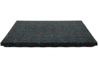 Játszótéri gumilapok szórt-kék 0,5 cm  50 x 50 cm