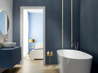 Tubadzin_House of Tones Blue Ret matt fali csempe 32,8*89,8 cm