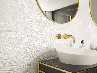 Paradyz_Elegant Surface Bianco STR A Ret matt fali csempe 29,8*89,8 cm